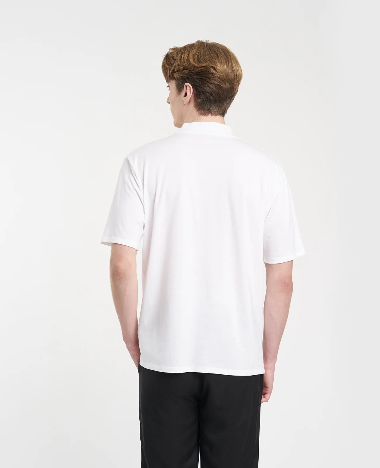 Supima High Neck Tee