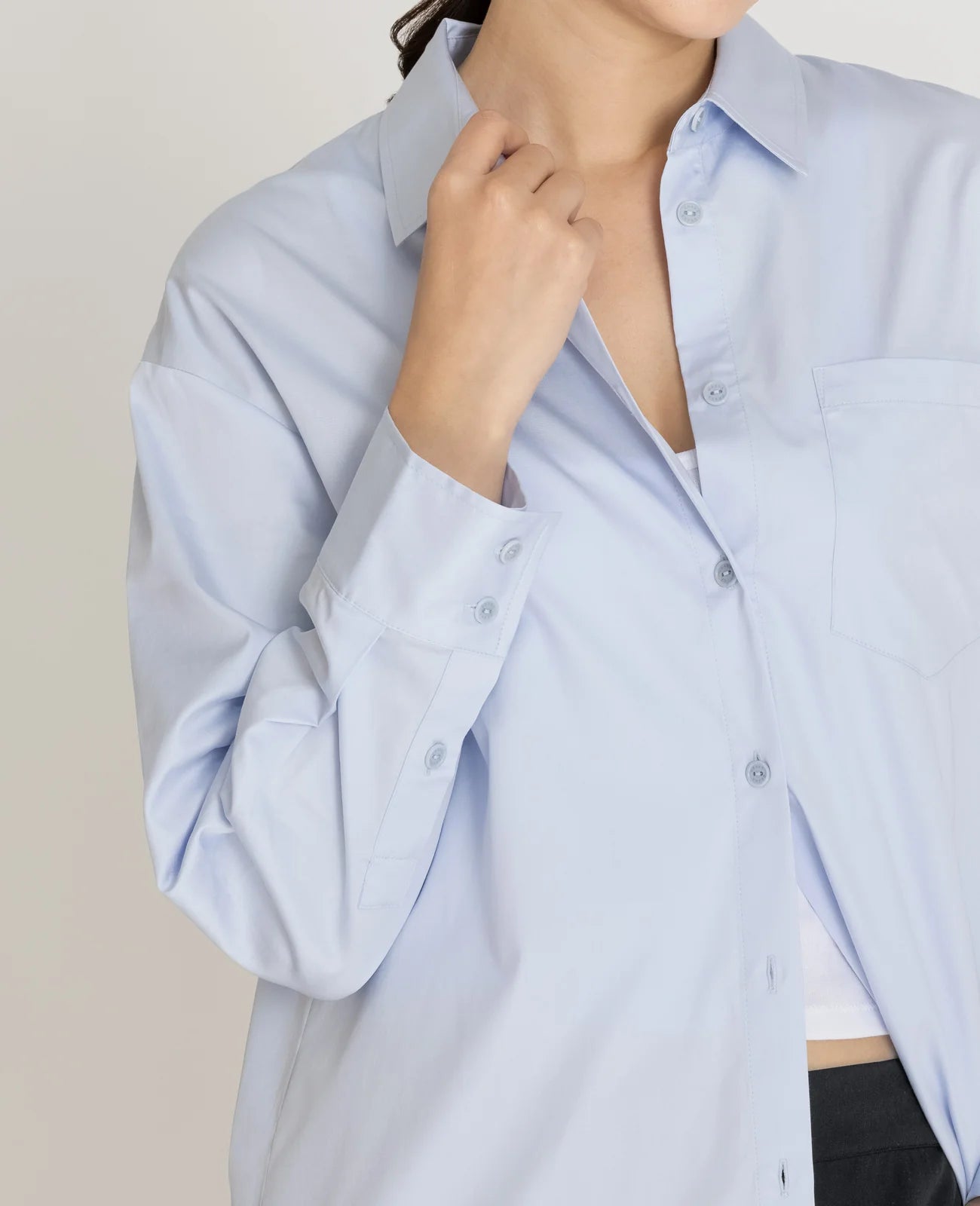 Supima Poplin Shirt Dress