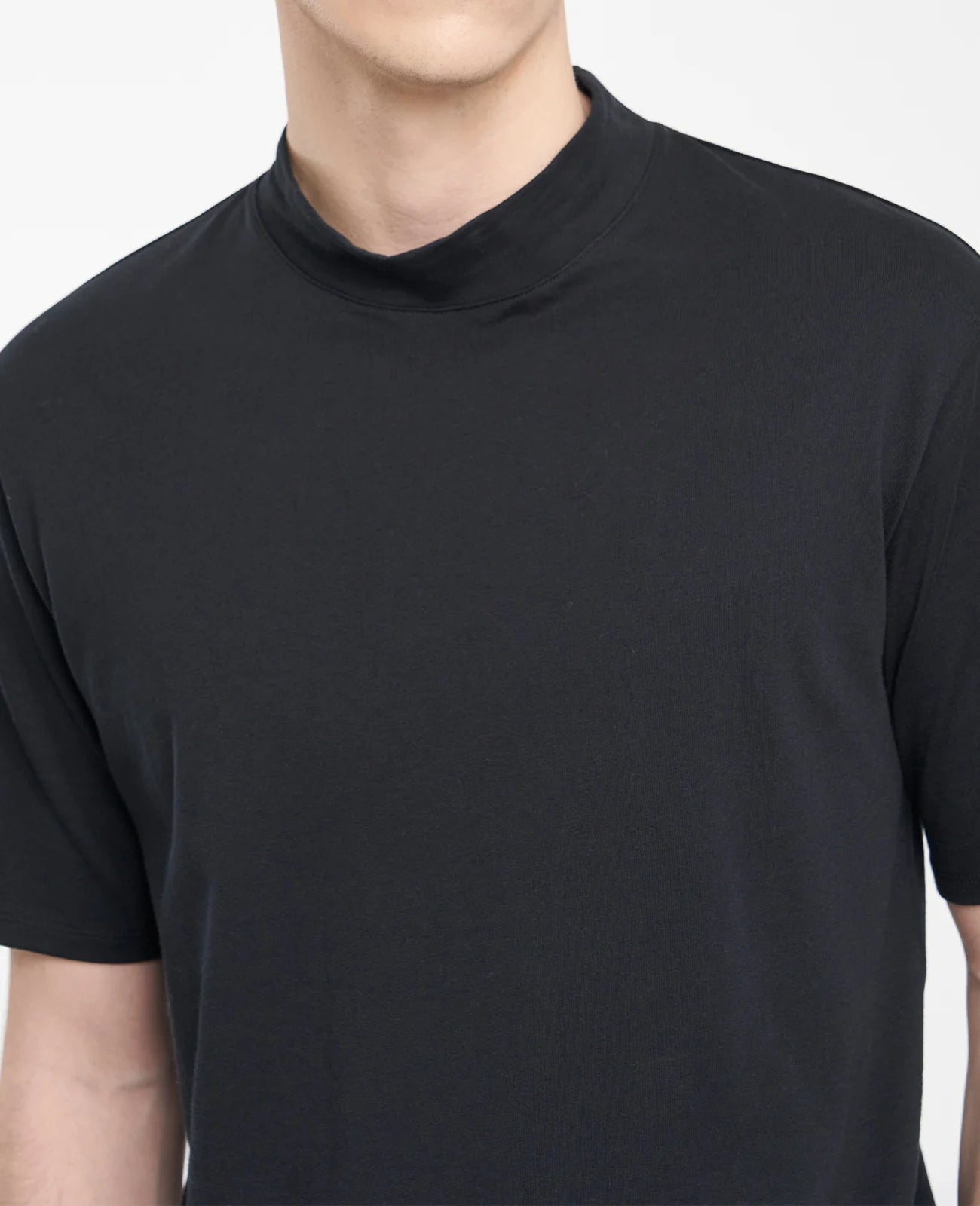 Supima High Neck Tee
