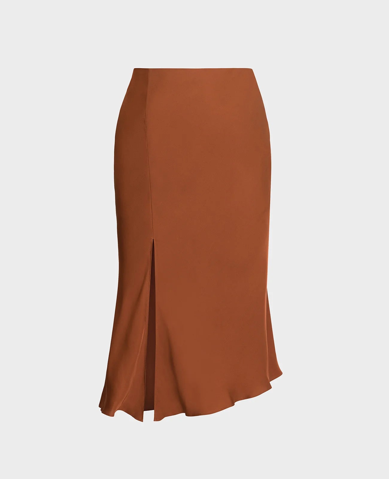 Silk Asymmetric Wrap Skirt