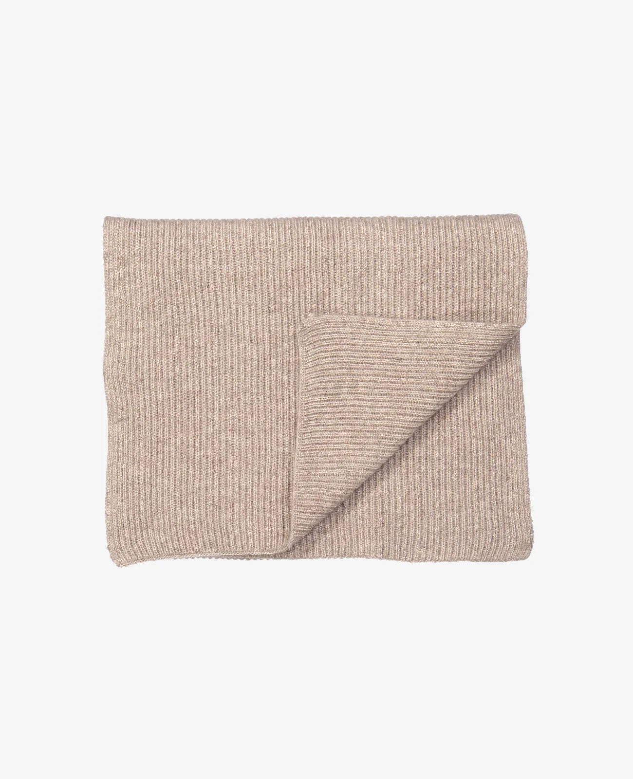 Cashmere Ribbed Scarf