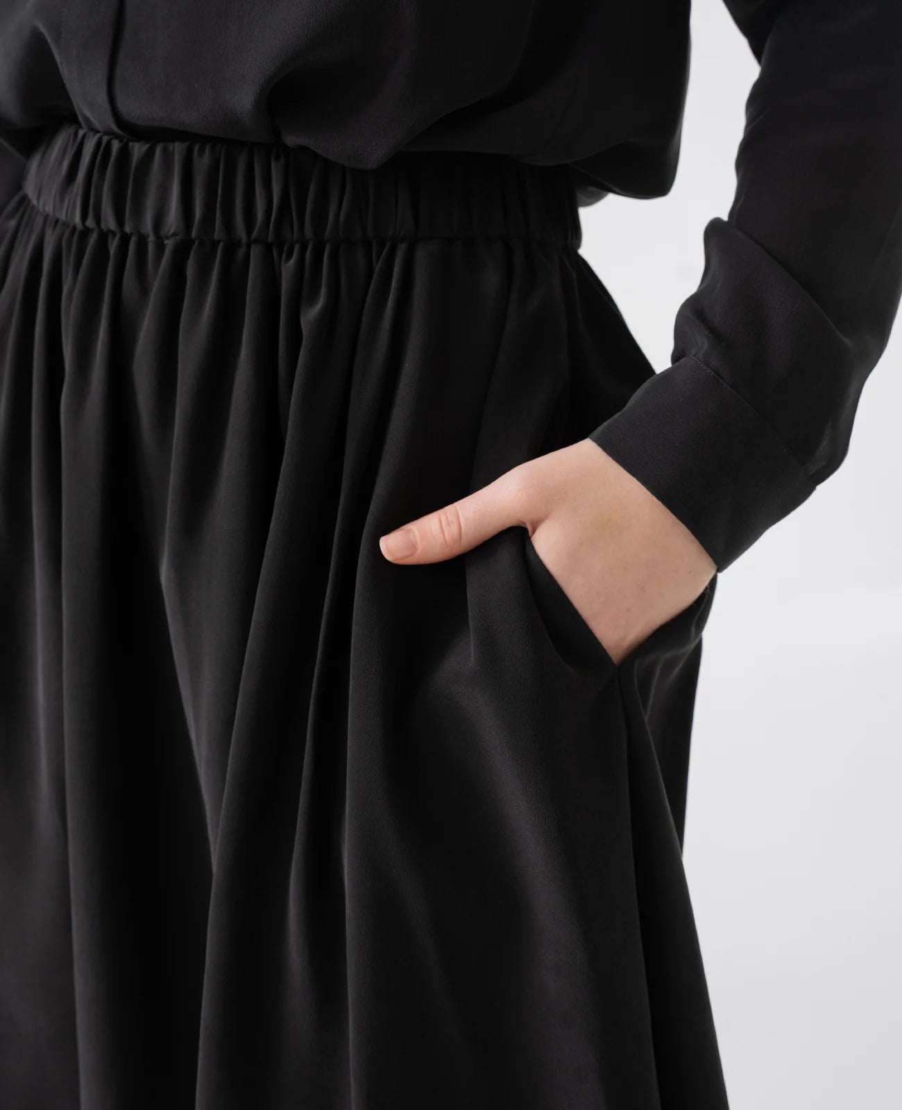 Silk Full Skirt