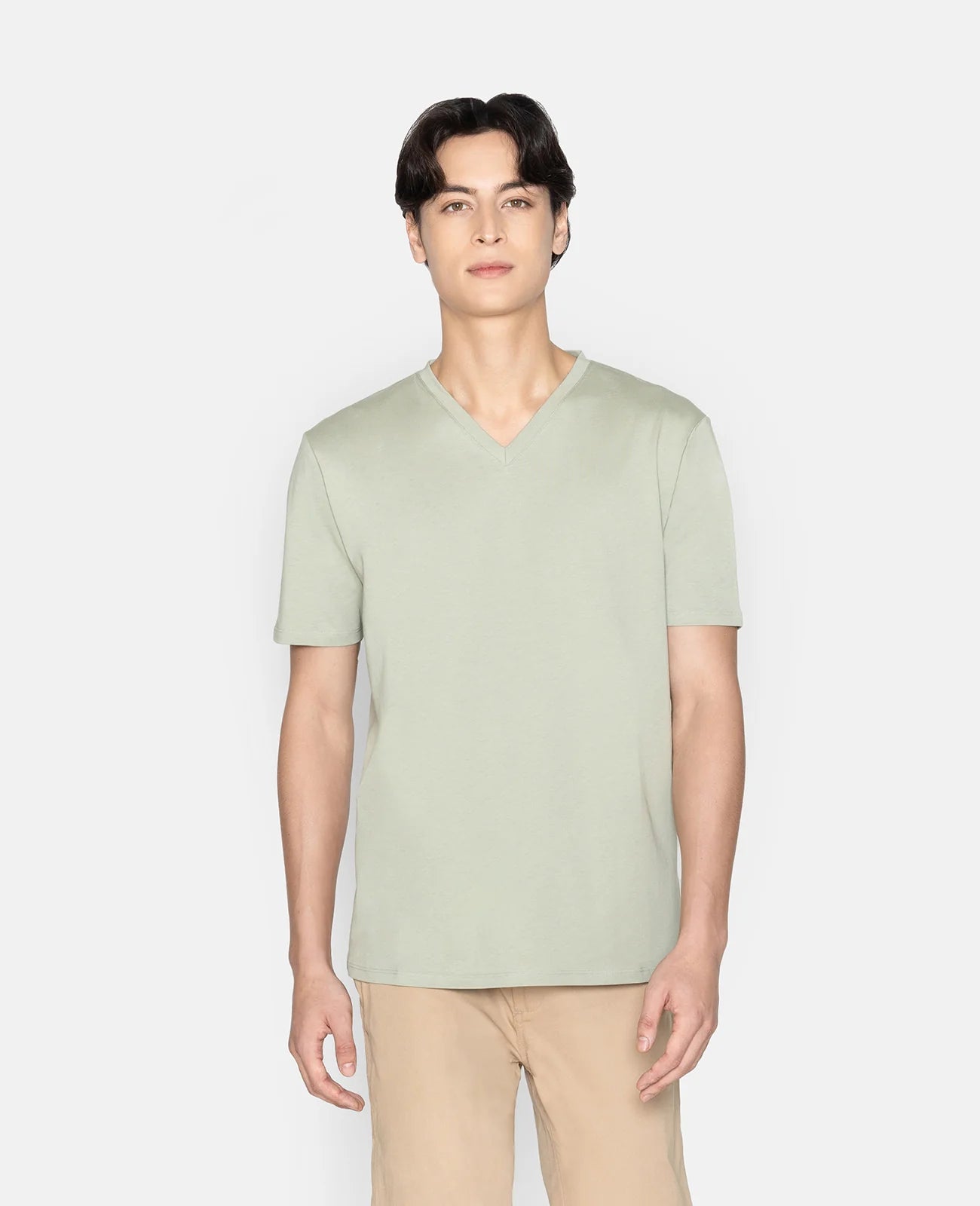 Supima V Neck Tee