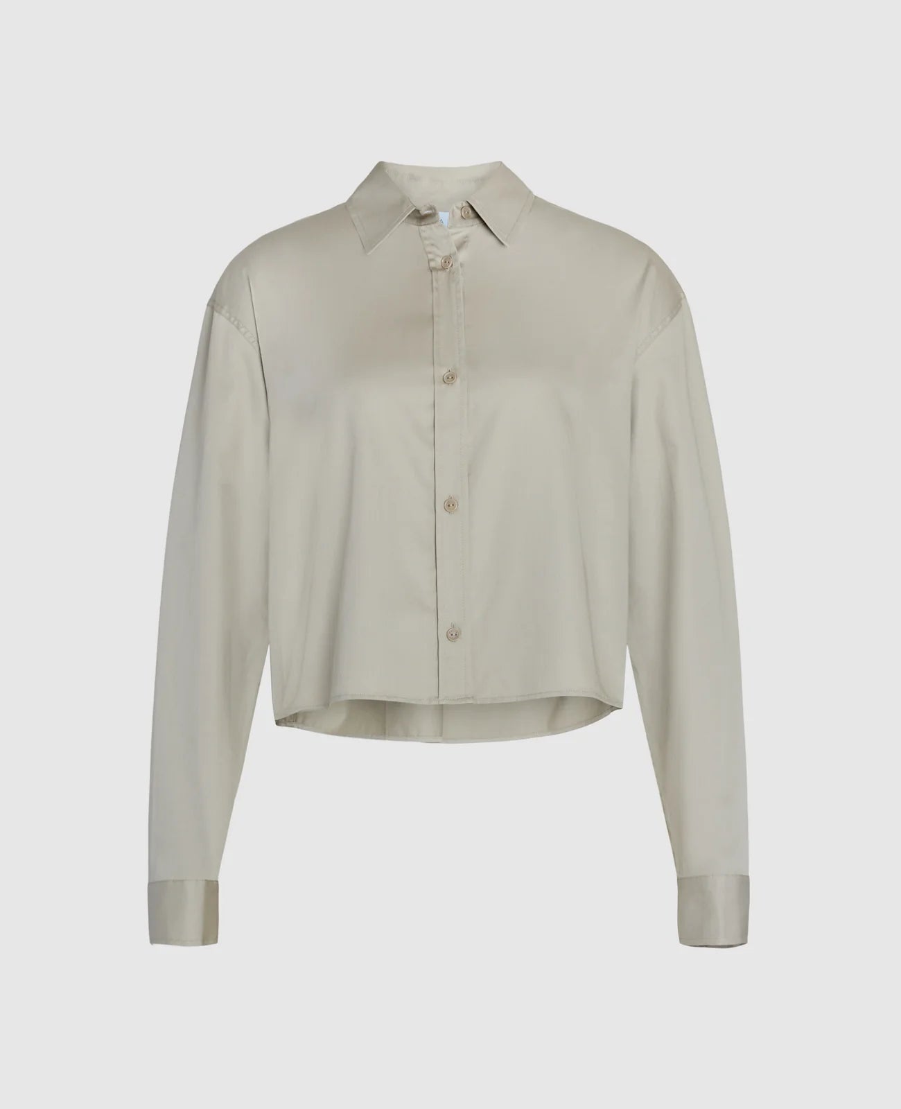 Supima Poplin Cropped Shirt