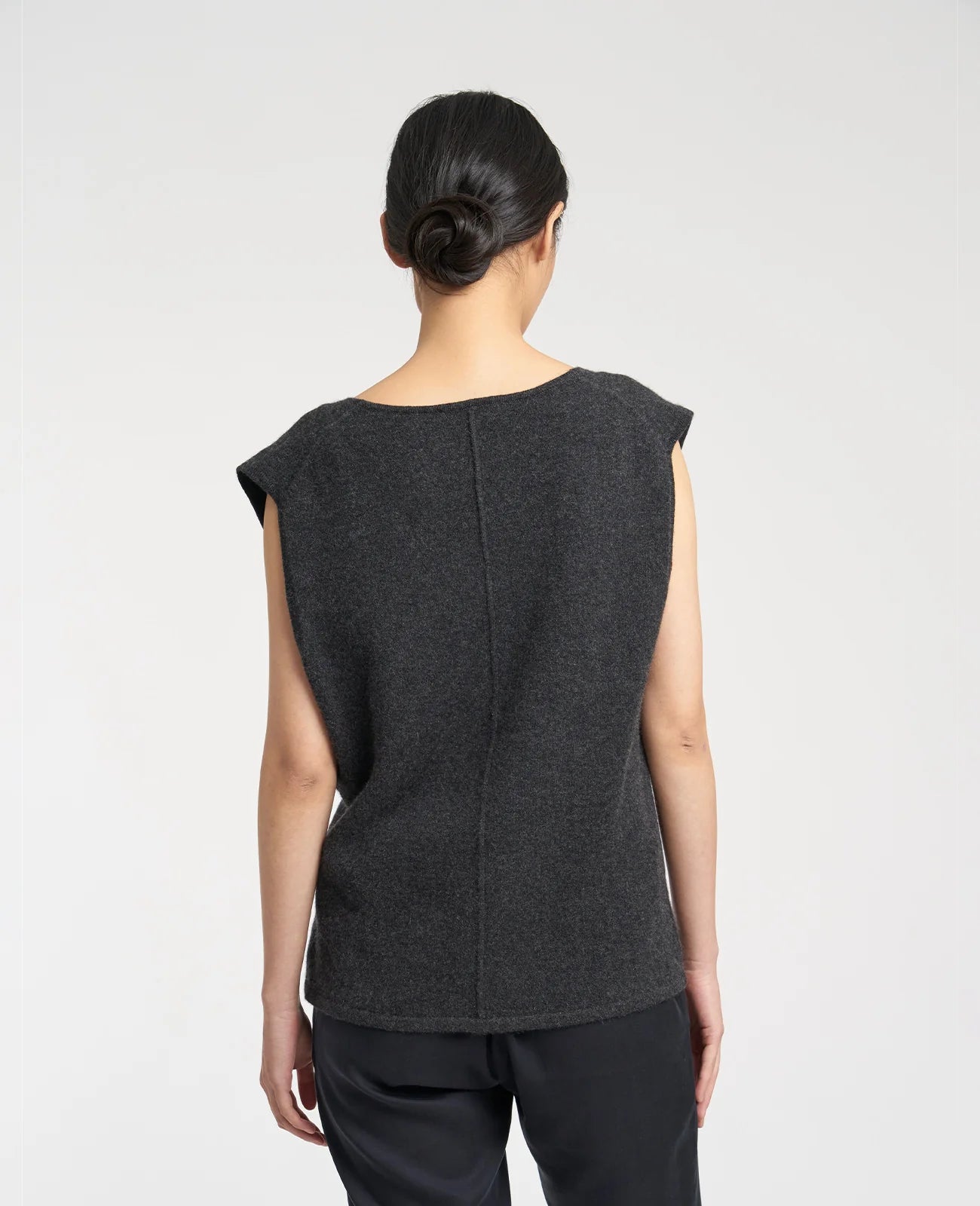 Cashmere Deep V-Neck Vest