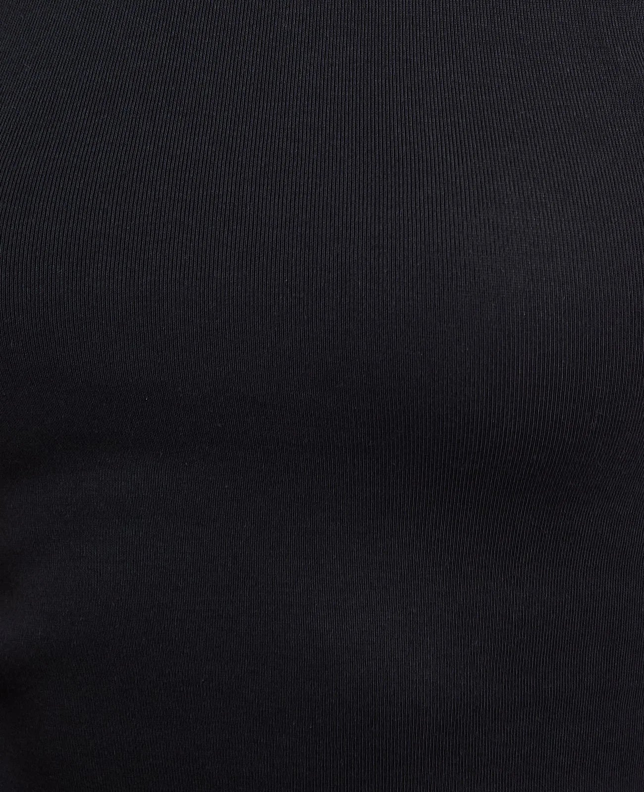 Supima Ribbed Crop Tee