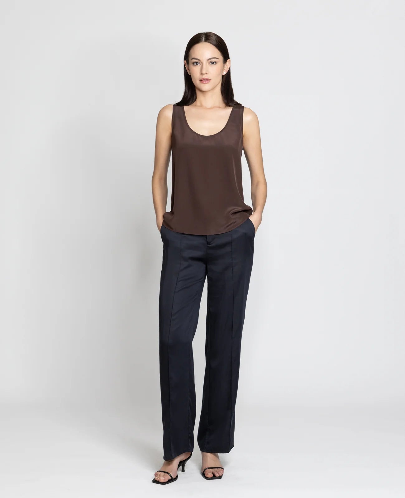 Silk Signature Scoop Neck Tank