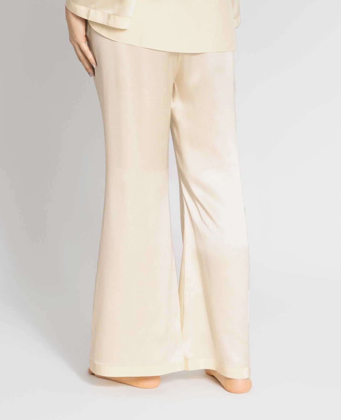 Silk Pyjamas Flare Lounge Pants