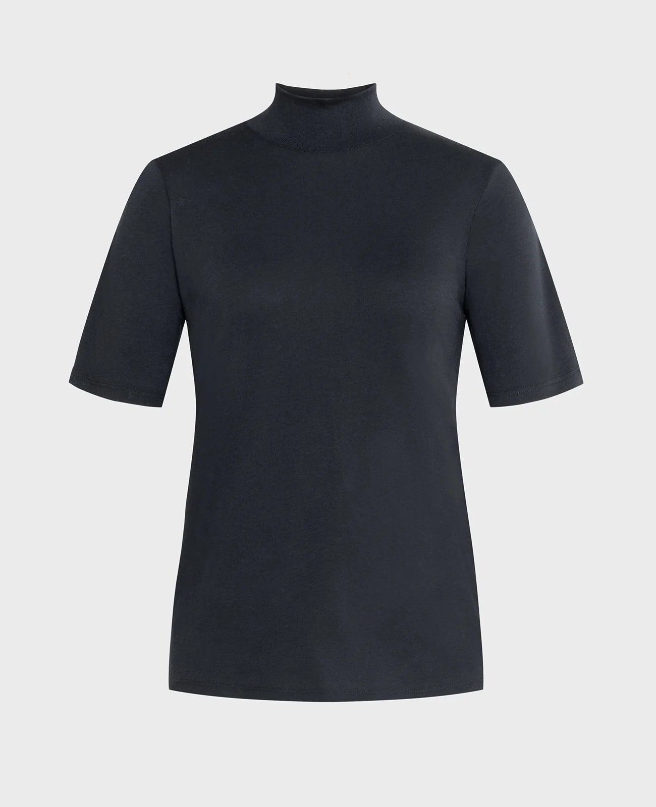Supima High Neck Tee