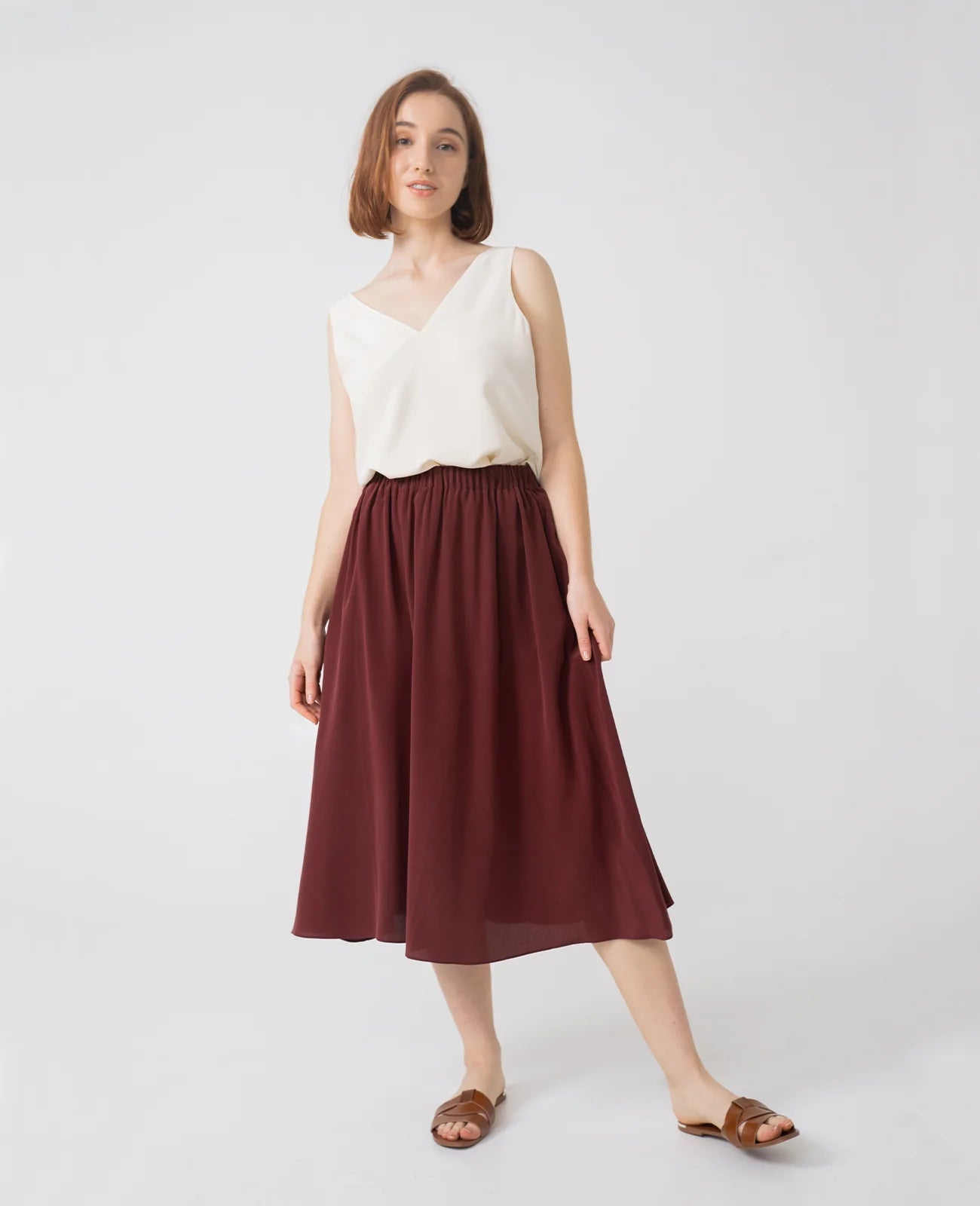 Silk Full Skirt