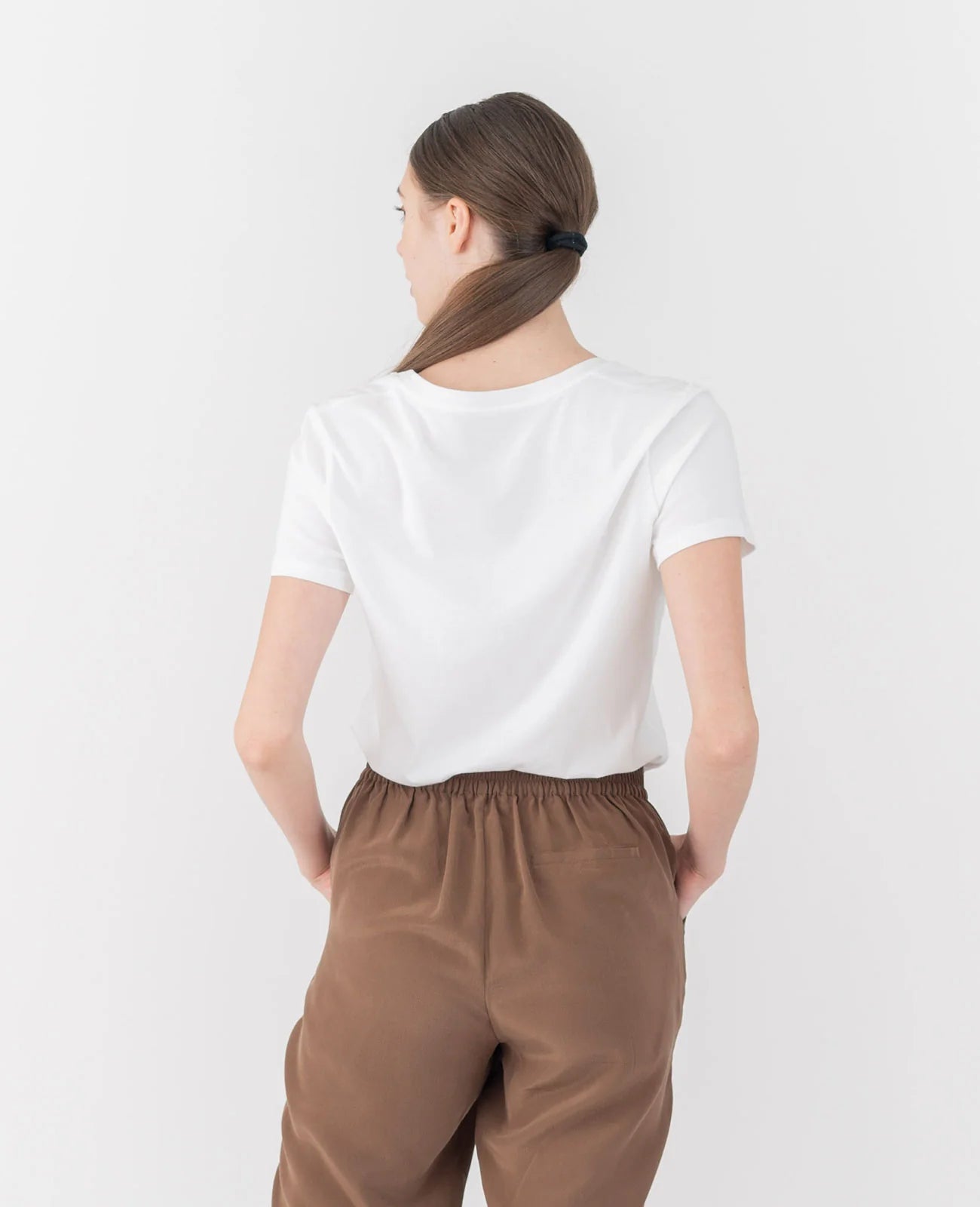 Organic Pima Cotton V-Neck Tee