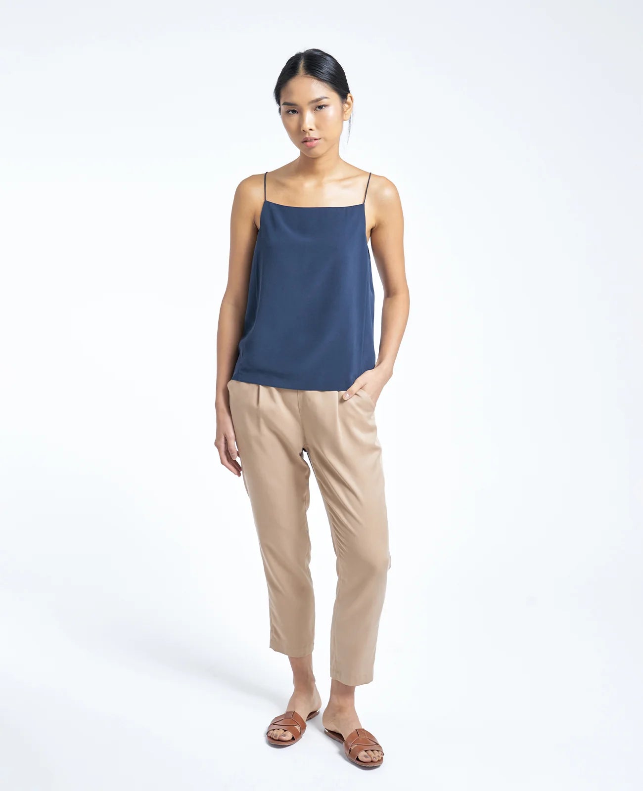 Silk Halter Camisole