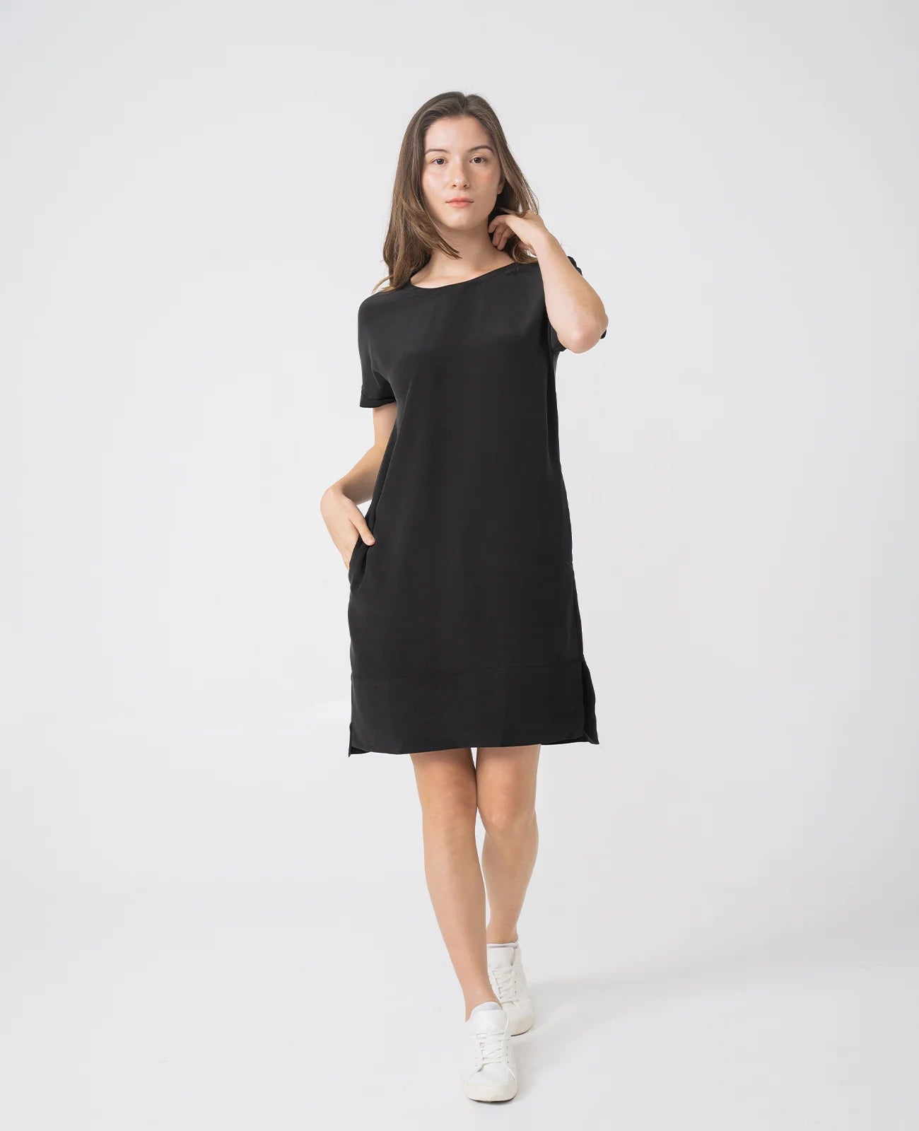 Silk Tee Dress