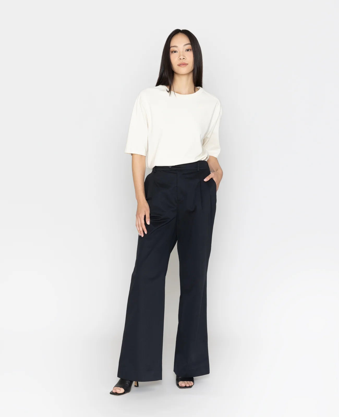 Supima Oversized Half-sleeve Tee