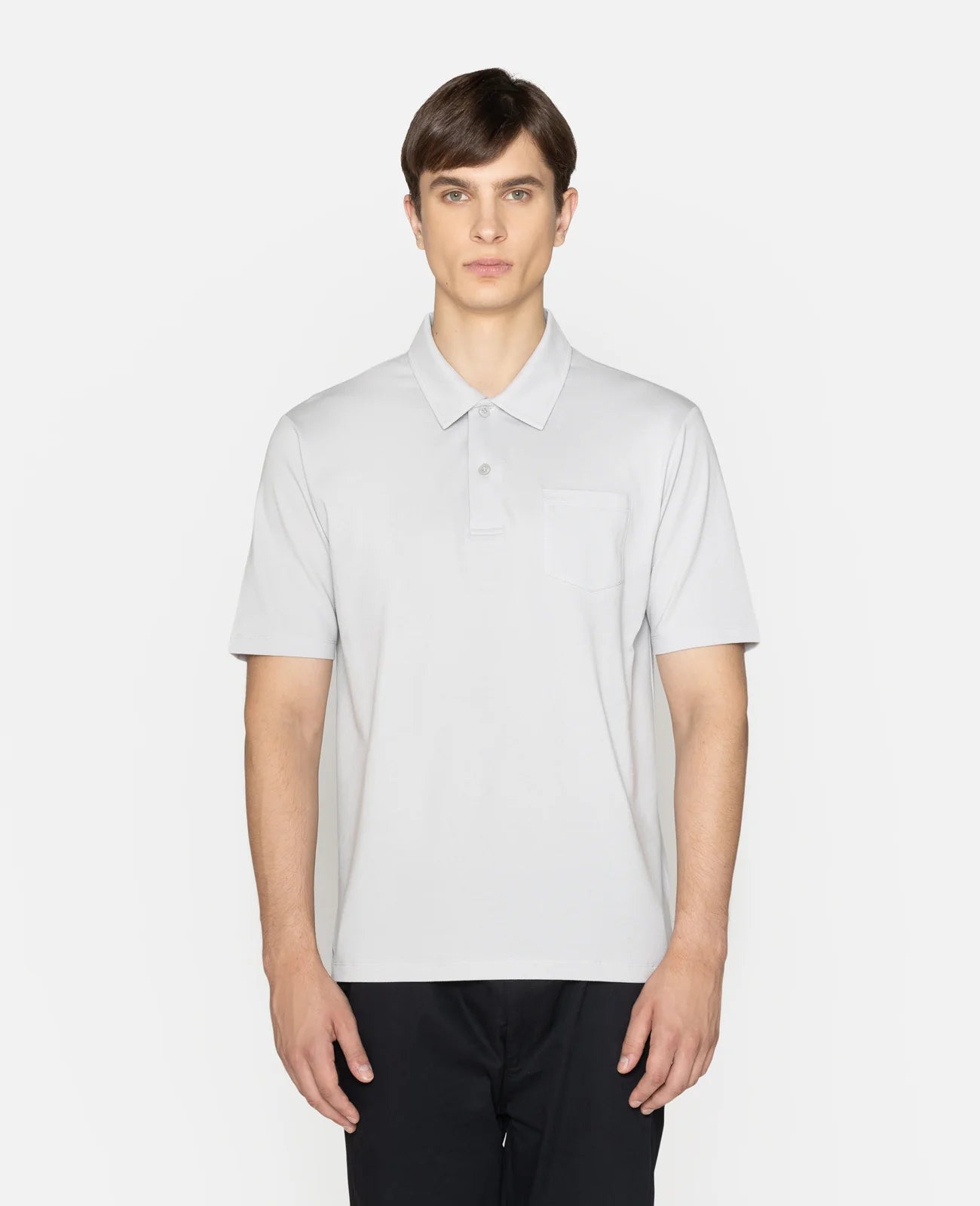 Supima Pique Point Collar Pocket Polo
