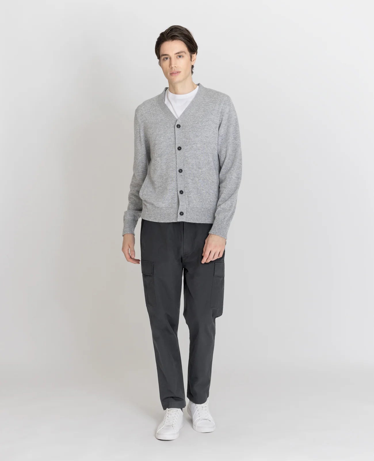 Cashmere V Neck Cardigan