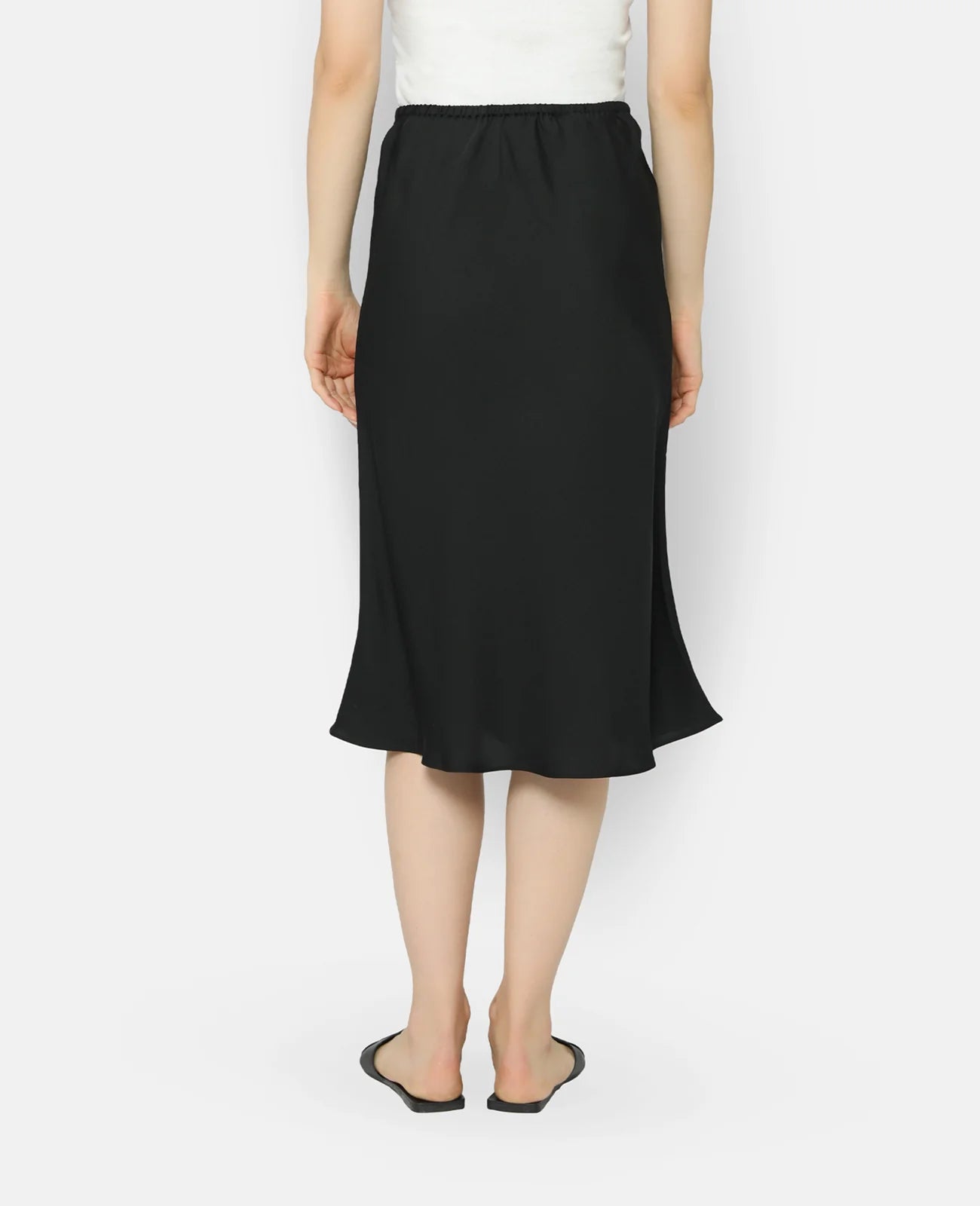 Silk Bias Cut mid-length Skirt