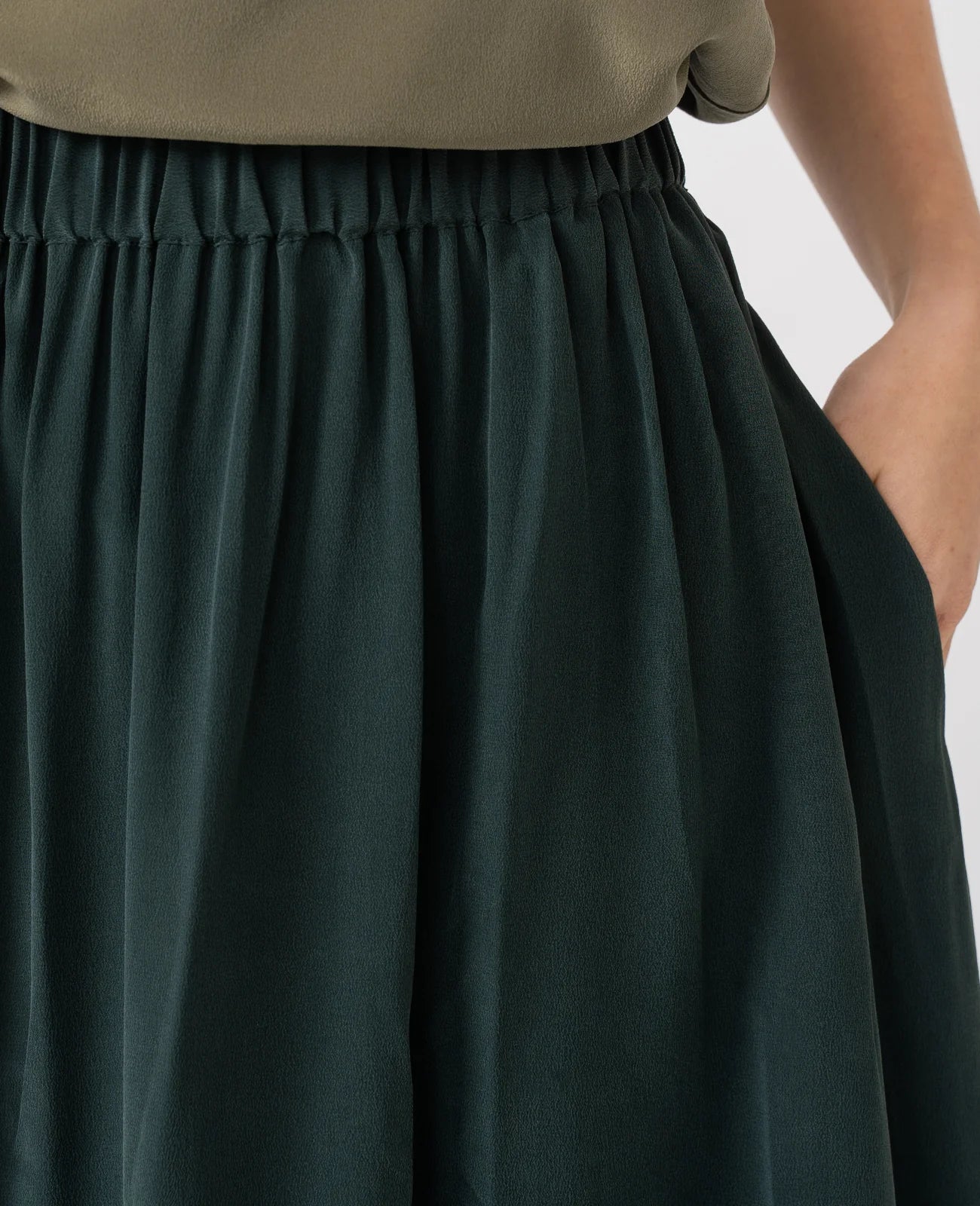 Silk Full Skirt