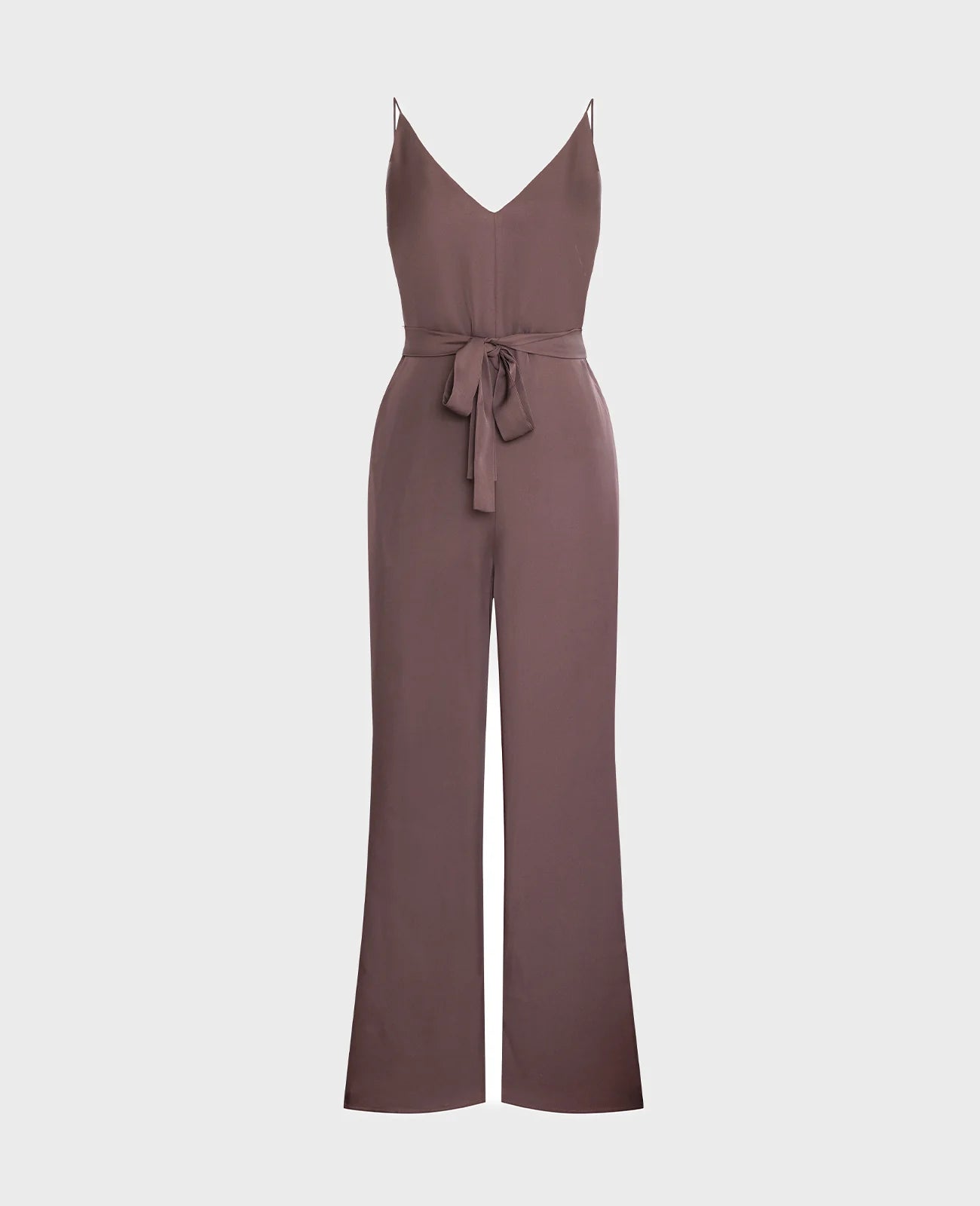 Silk V Neck Camisole Jumpsuit