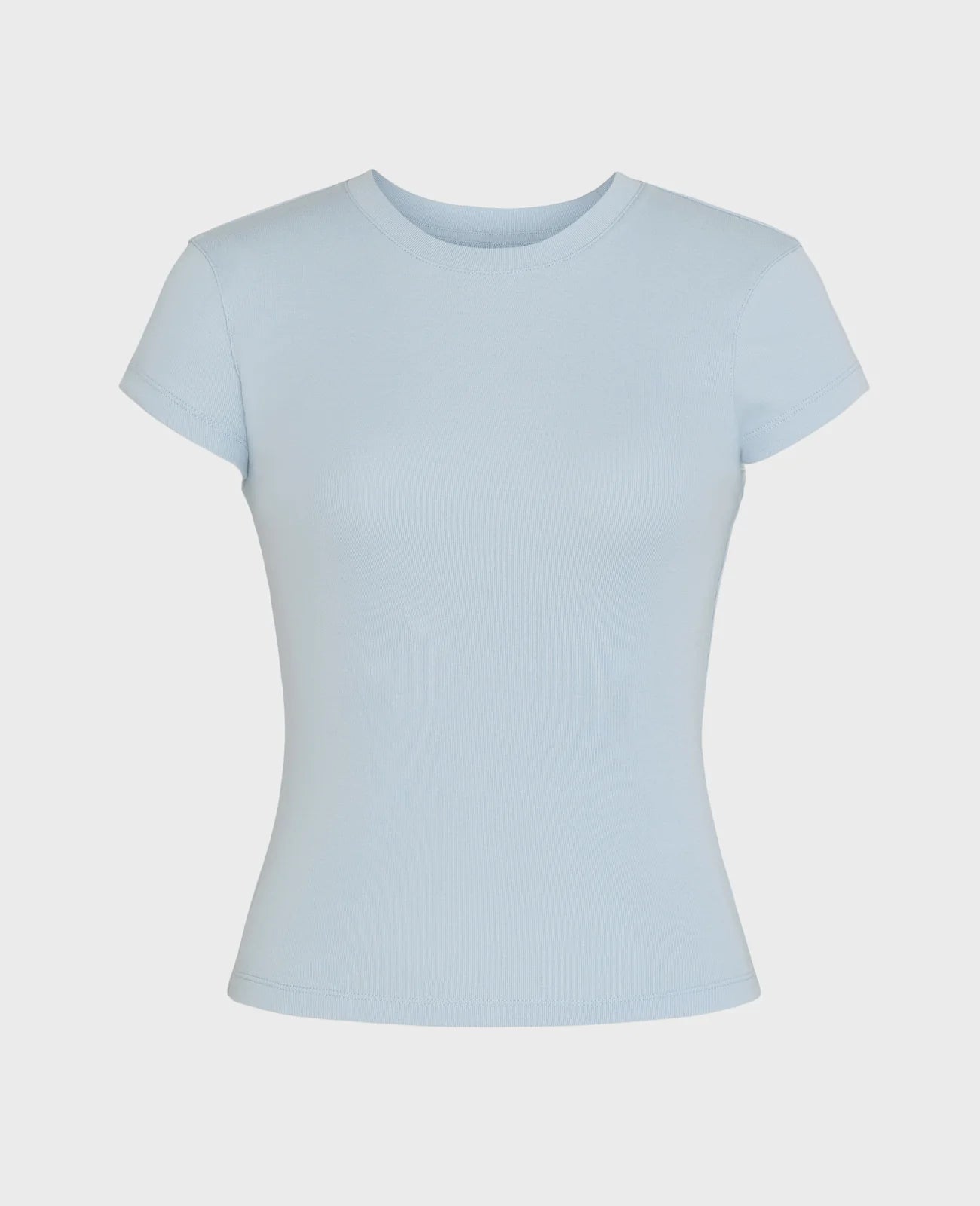 Supima Cap Sleeve Ribbed Tee