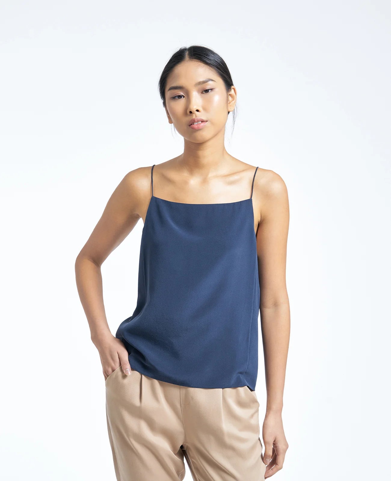 Silk Halter Camisole