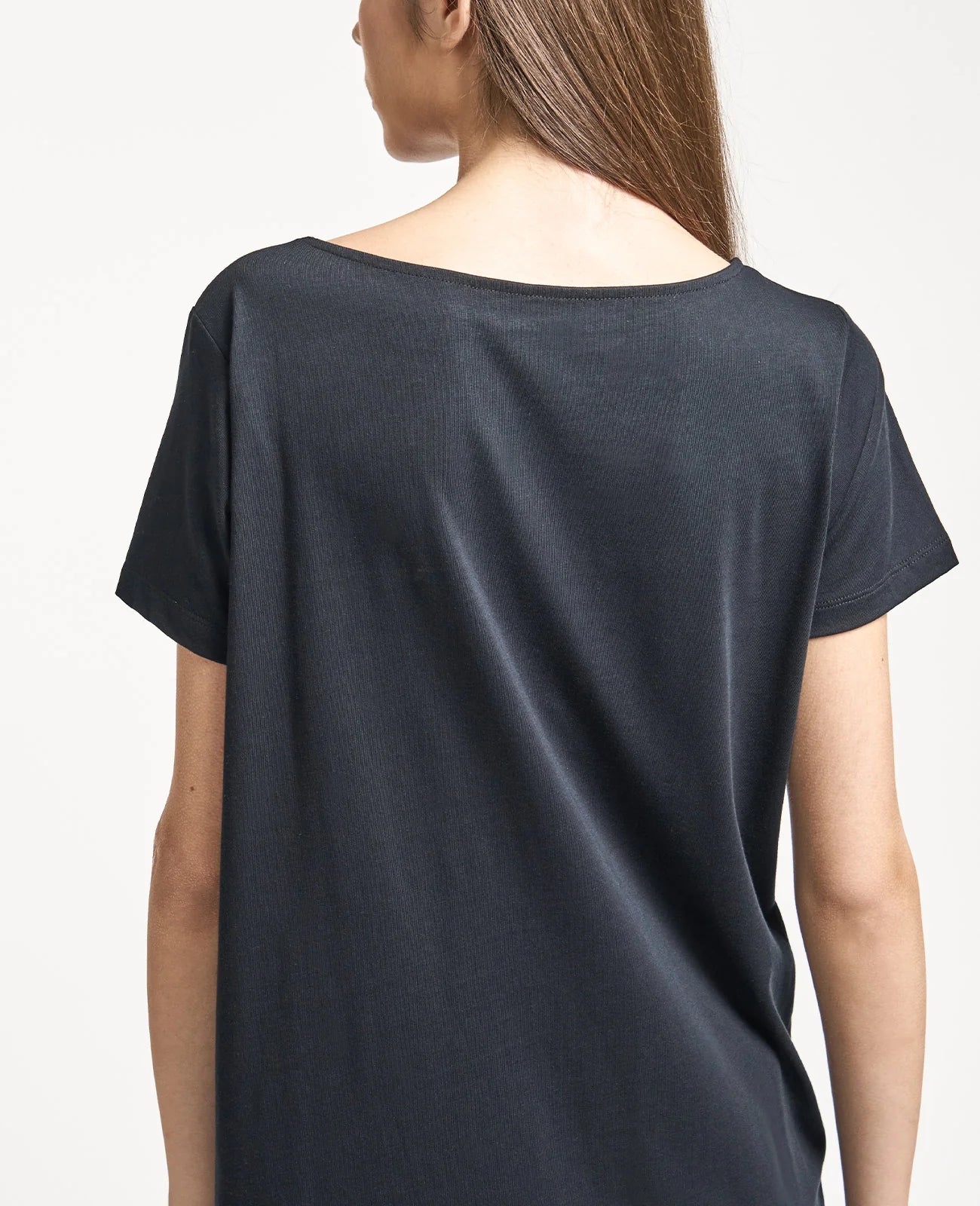 Supima Boat Neck Tee Dress