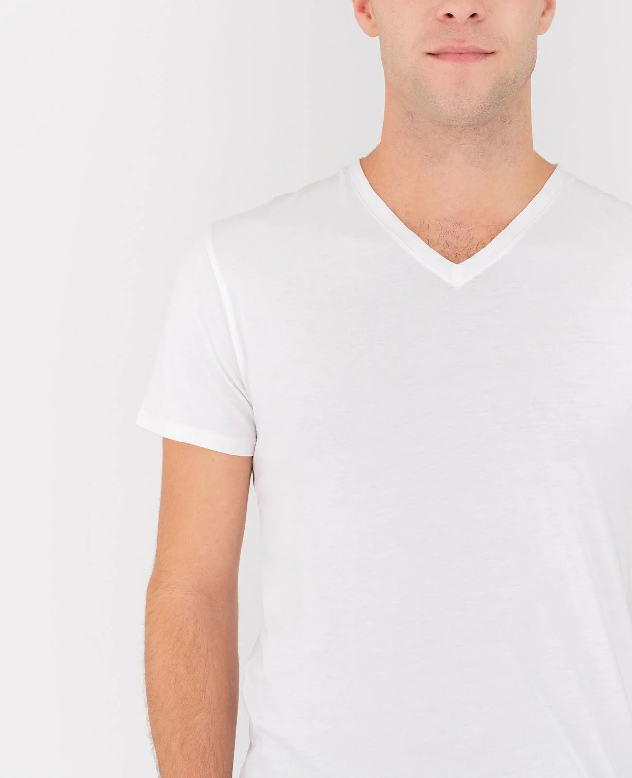 Organic Pima Cotton V-Neck Tee