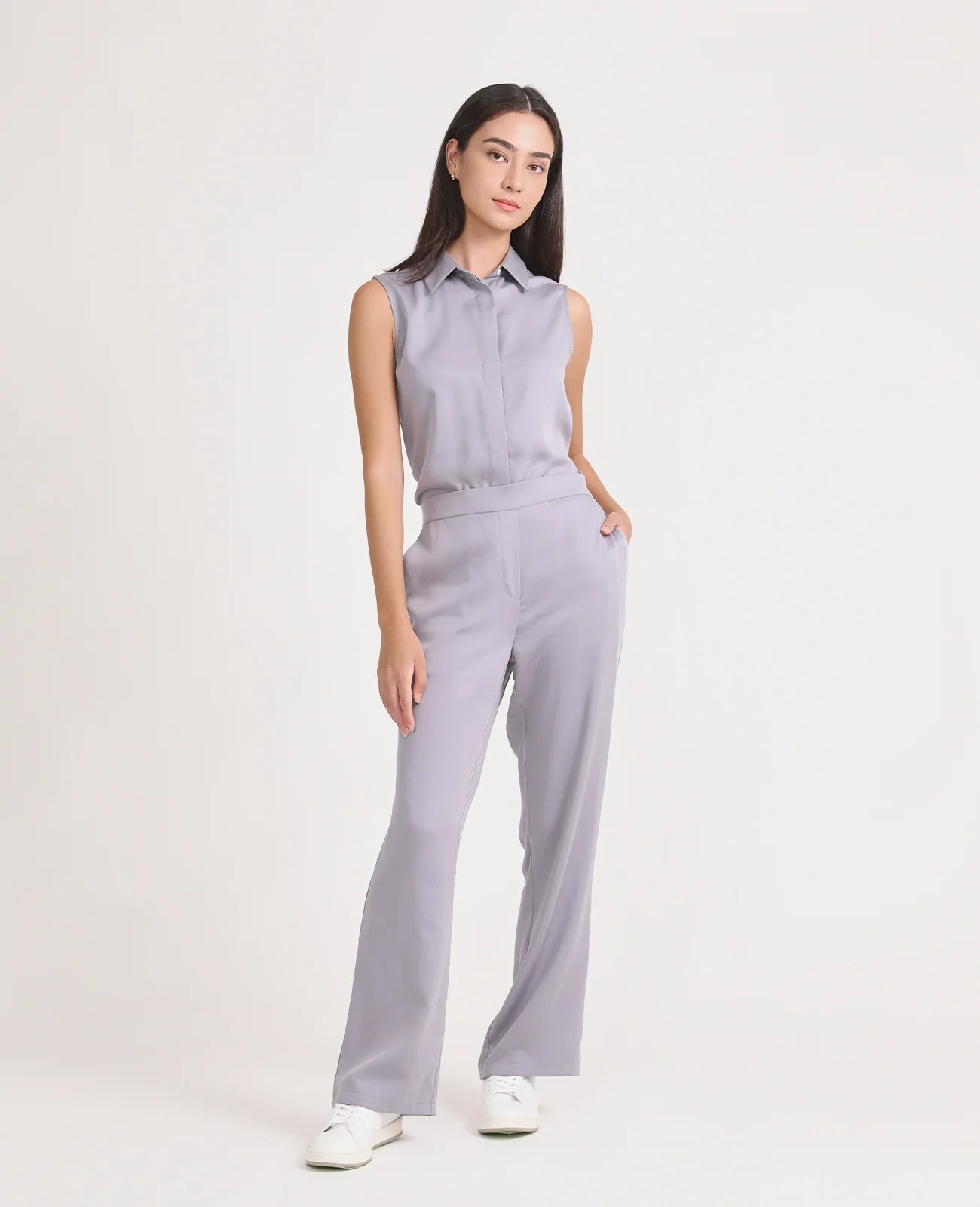Tencel slouchy pant