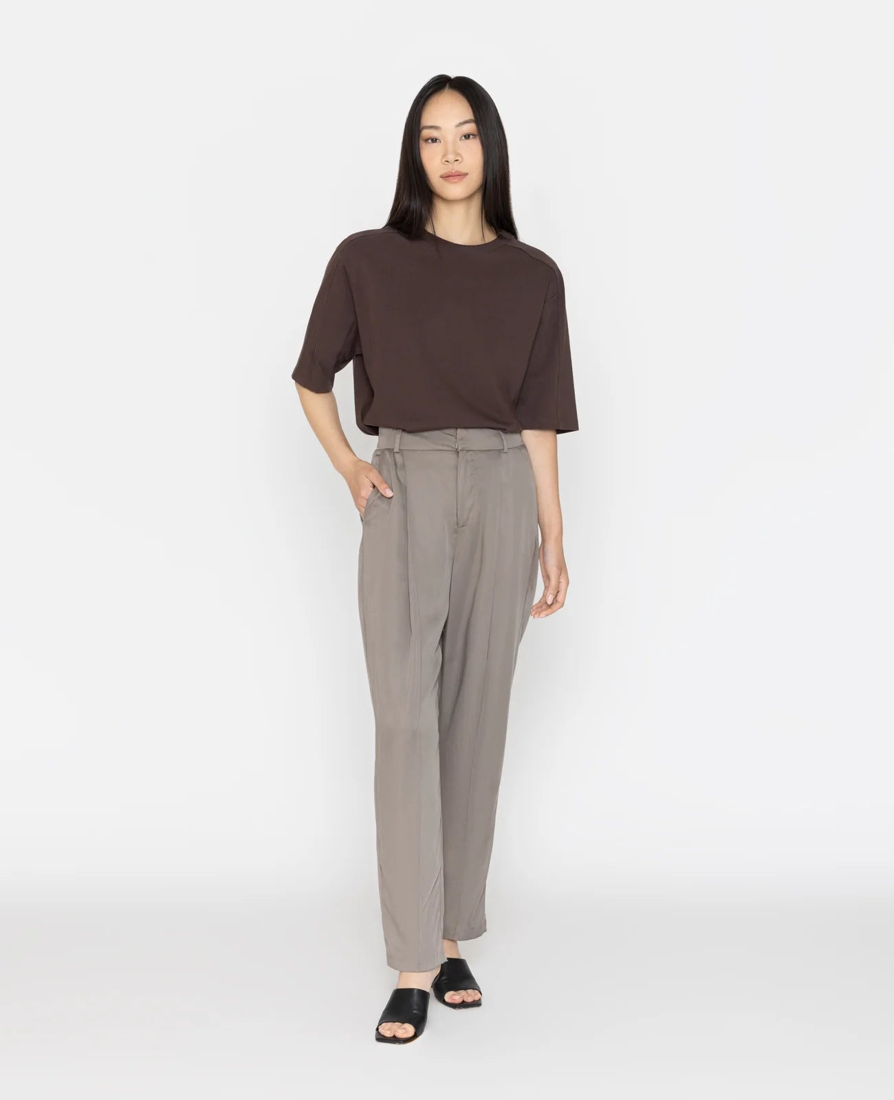 Supima Oversized Half-sleeve Tee