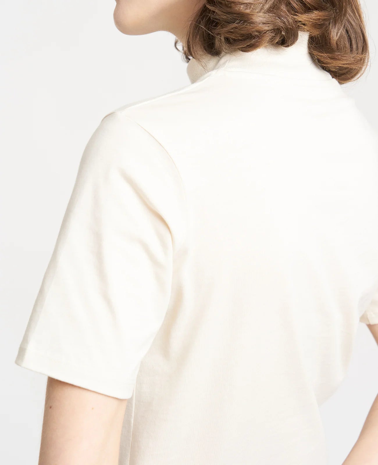Supima High Neck Tee