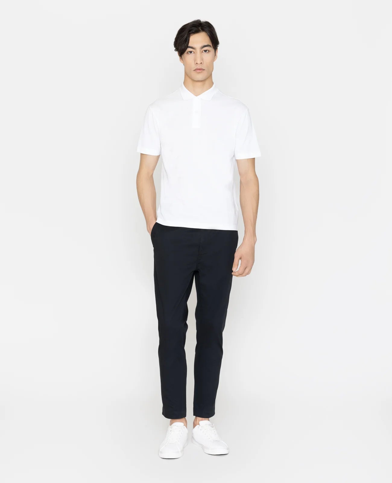 Supima Pique Spread Collar Polo