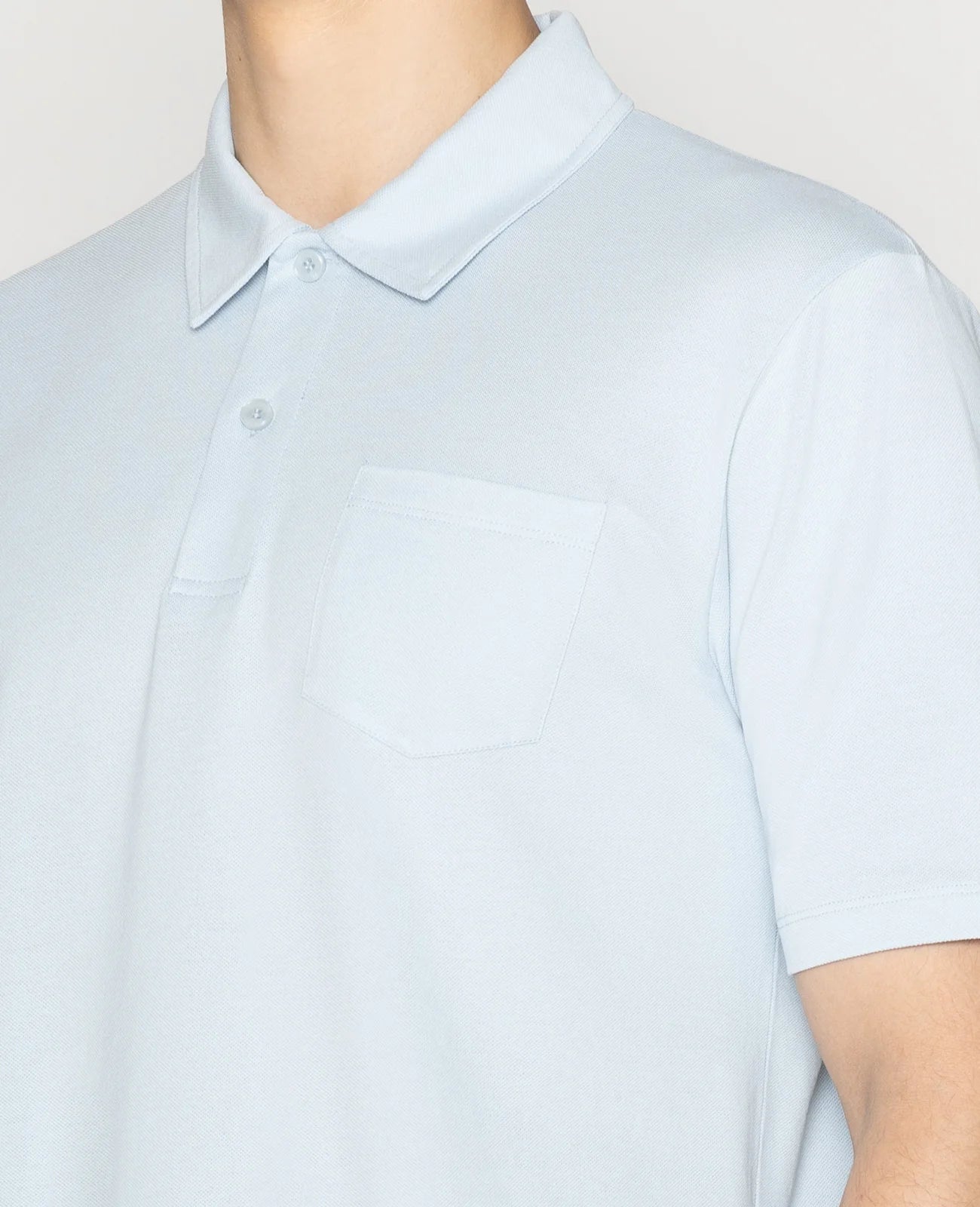 Supima Pique Point Collar Pocket Polo