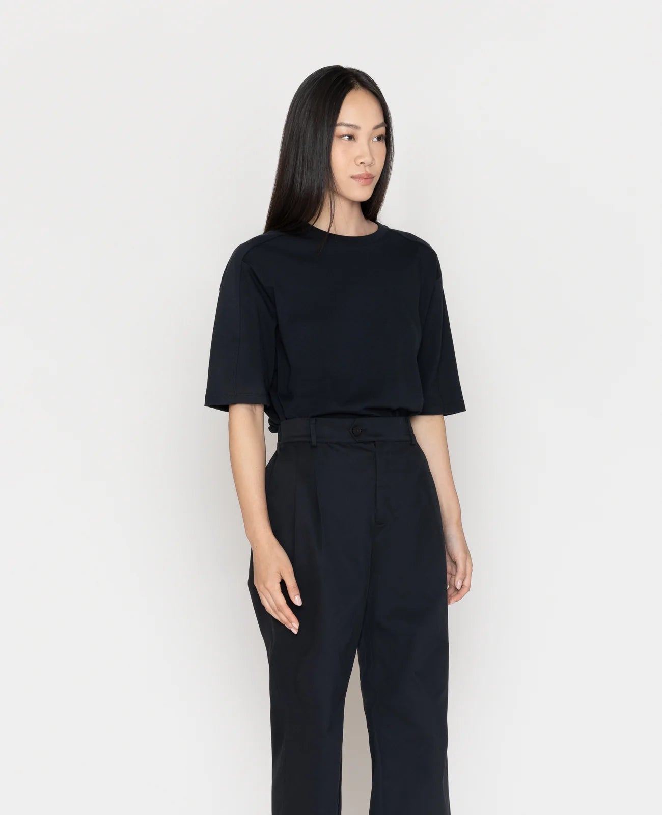 Supima Oversized Half-sleeve Tee