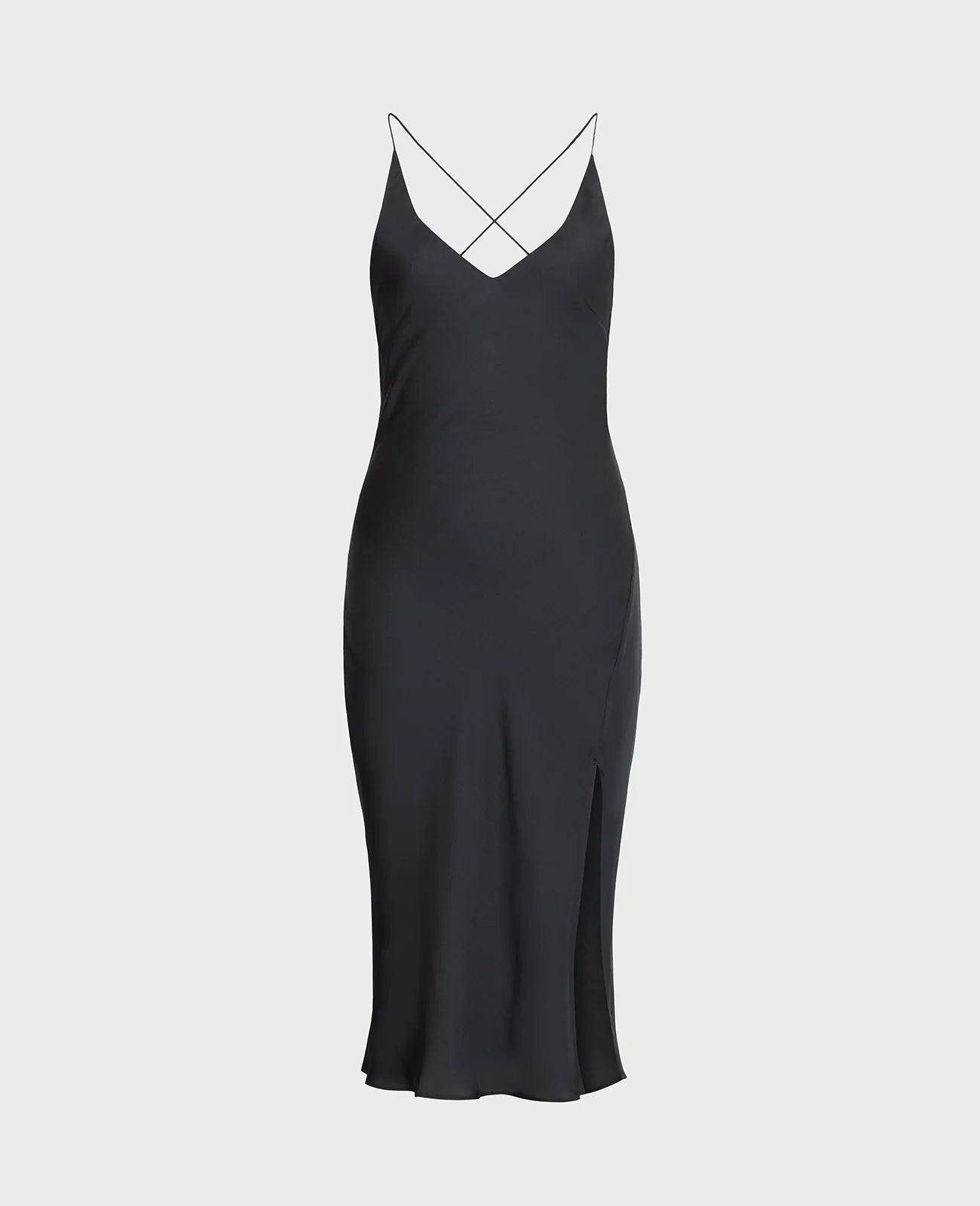Silk Open Back Slip dress
