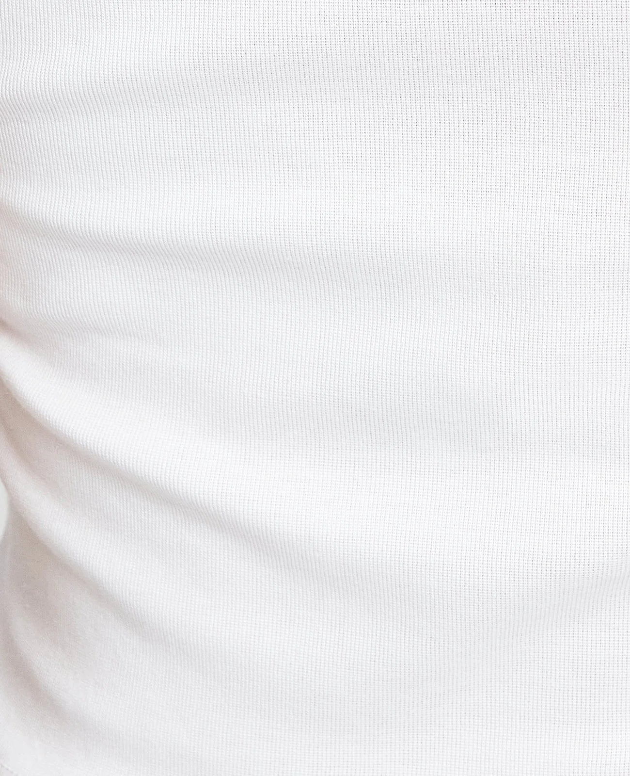 Supima Ribbed Crop Tee
