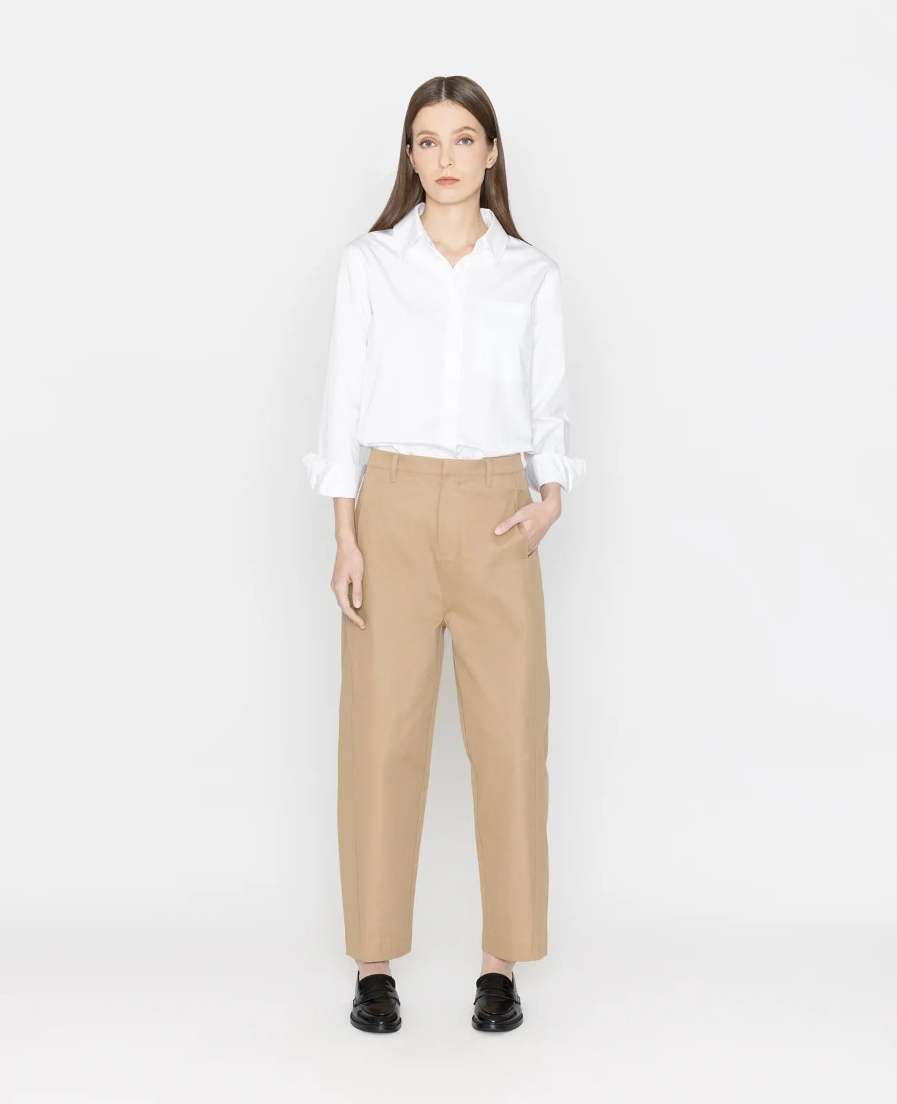 Organic Twisted Seam Tapered Pants