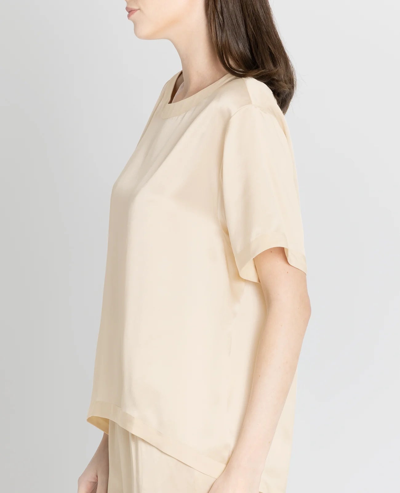 Silk Pyjamas Oversized Tee
