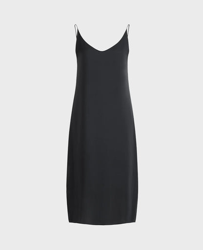 Silk Signature V Slip Dress