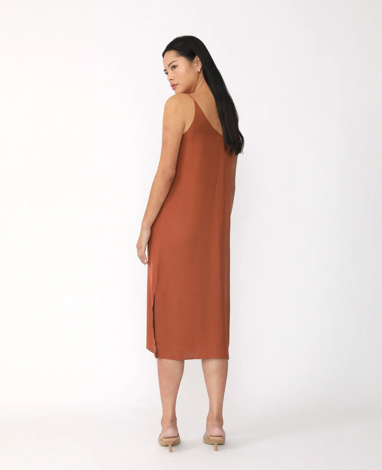 Silk Signature V Slip Dress