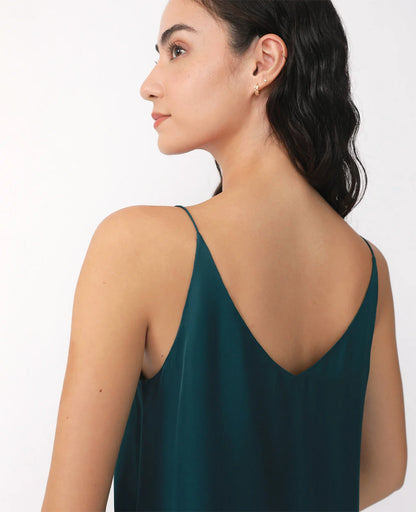Silk Signature V Slip Dress