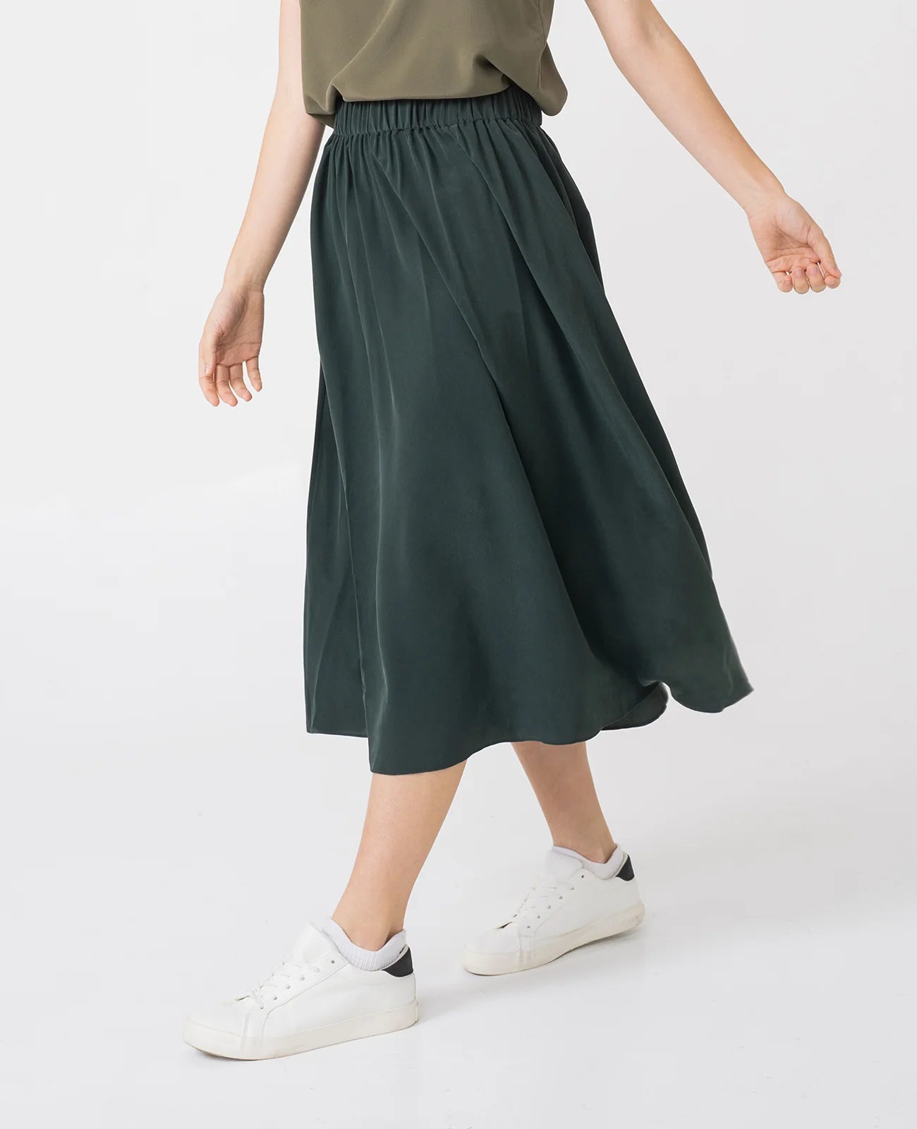 Silk Full Skirt