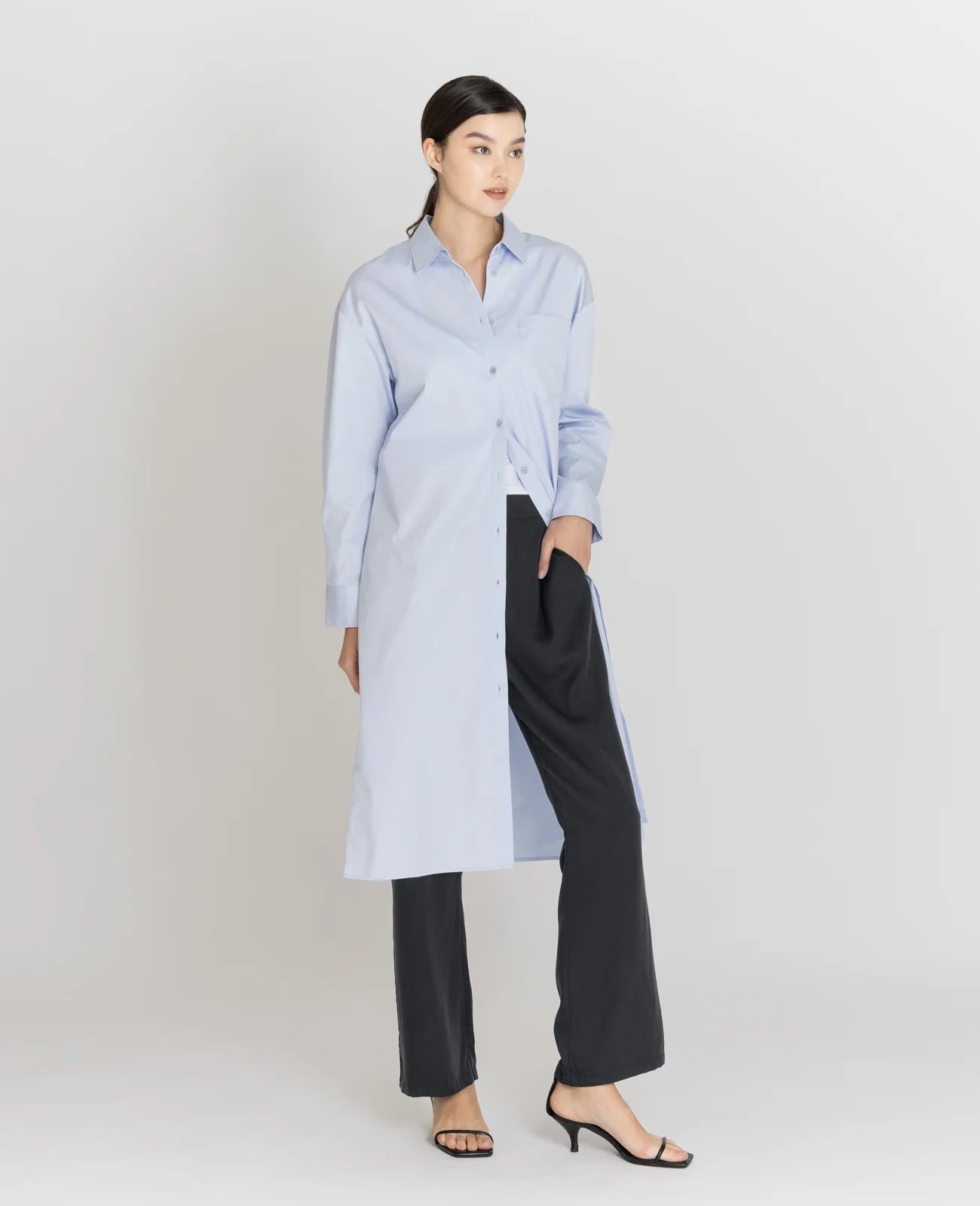 Supima Poplin Shirt Dress