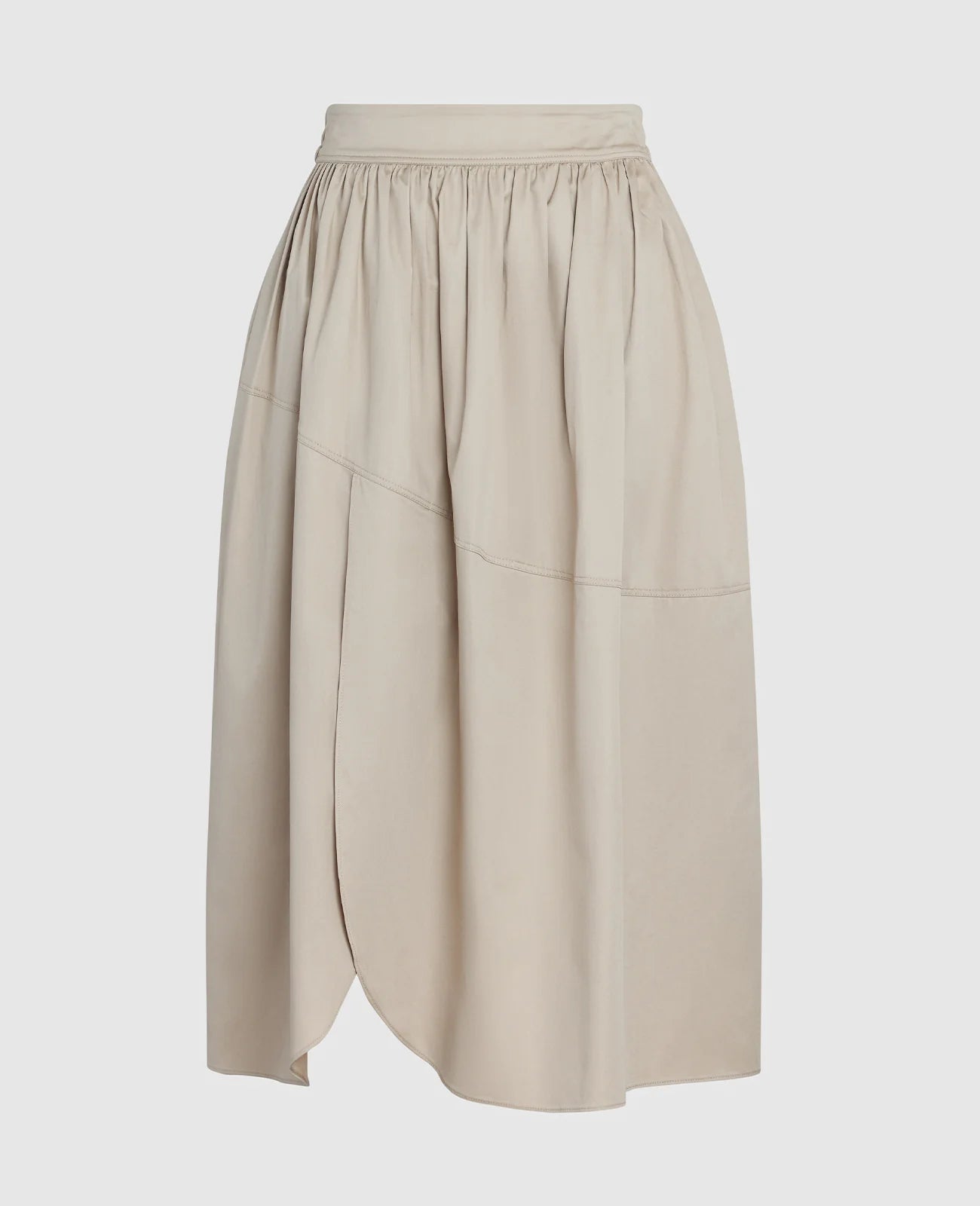 Supima Poplin Tulip Skirt
