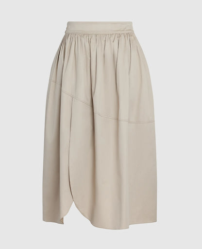 Supima Poplin Tulip Skirt