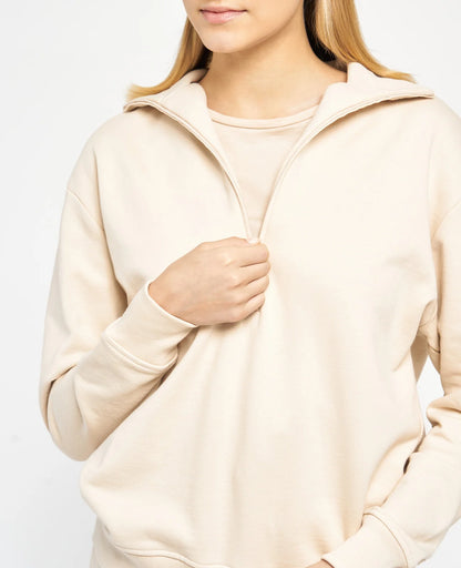 Supima Terry Zip Sweatshirt