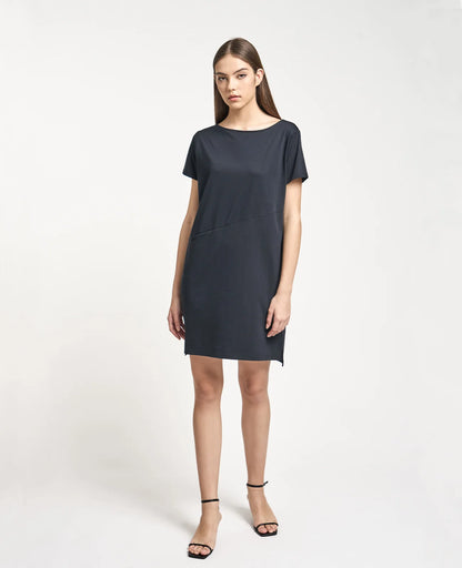 Supima Boat Neck Tee Dress
