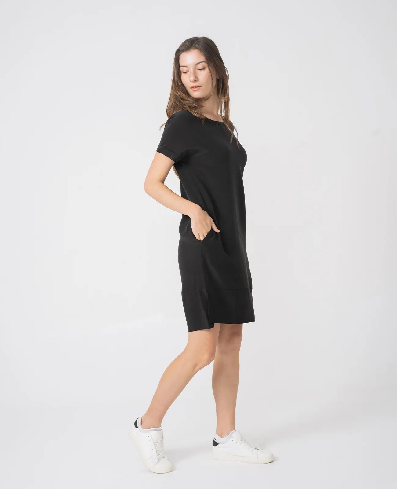 Silk Tee Dress