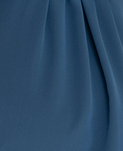 Silk V-neck Shirt Dress