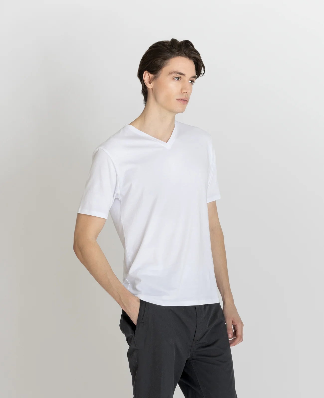 Supima V Neck Tee