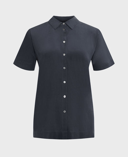 Silk Short Sleeve Shirt